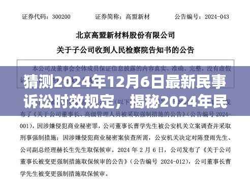 揭秘民事诉讼时效新规定,巷弄深处特色小店的独特故事与未来展望(2024年最新)